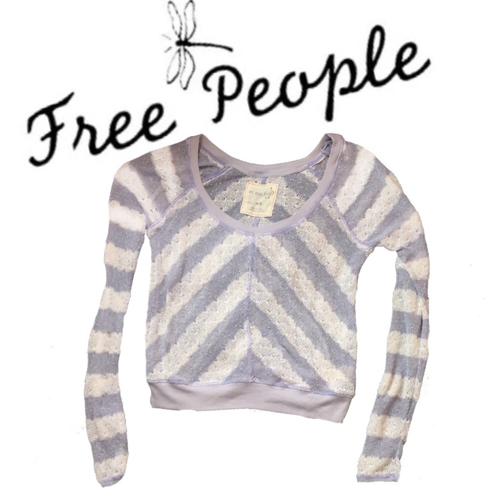 WE THE FREE by fee people Mesh Sweater Top